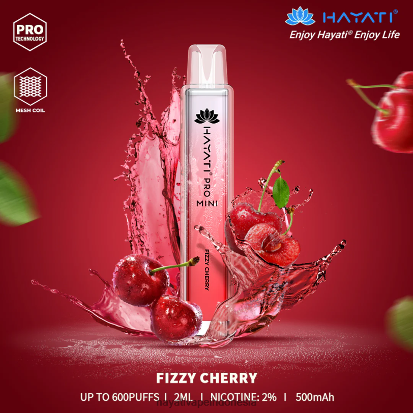 Hayati Pro Mini sekali pakai ceri bersoda A84L89 - Hayati Vapes Wholesale