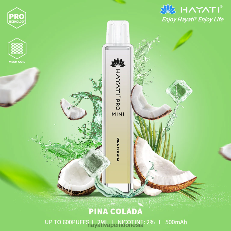 Hayati Pro Mini sekali pakai pina colada A84L829 - Hayati Vapes Wholesale