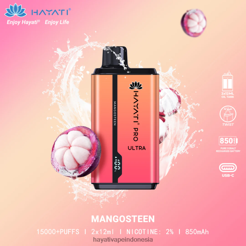 Hayati Pro Ultra sekali pakai 15.000 isapan manggis A84L8205 - Hayati Vape Review
