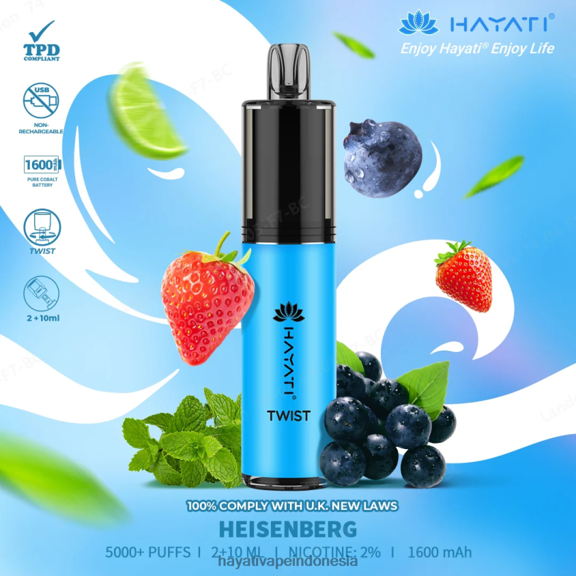Hayati Twist sekali pakai heisenberg A84L871 - Hayati Indonesia