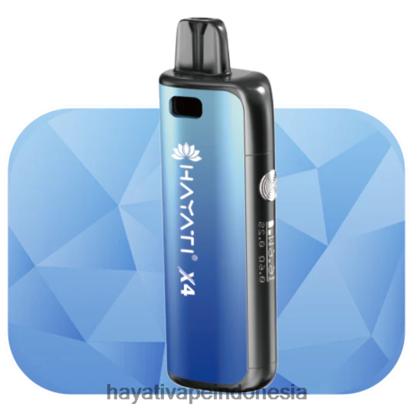 Hayati X4 sistem pod isi ulang biru deras A84L863 - Hayati Vape Indonesia