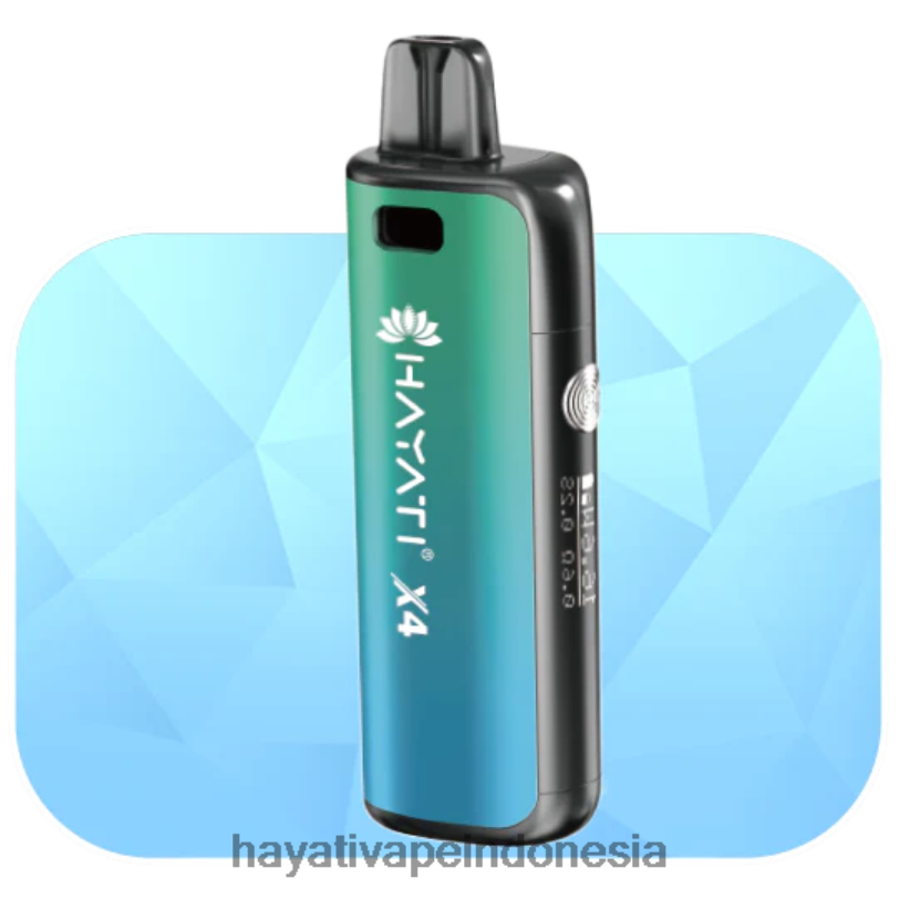 Hayati X4 sistem pod isi ulang hijau aurora A84L859 - Hayati Vapes Wholesale
